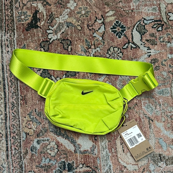 Nike Handbags - Nike Aura Crossbody Bag Bright Neon Green Waist Bag